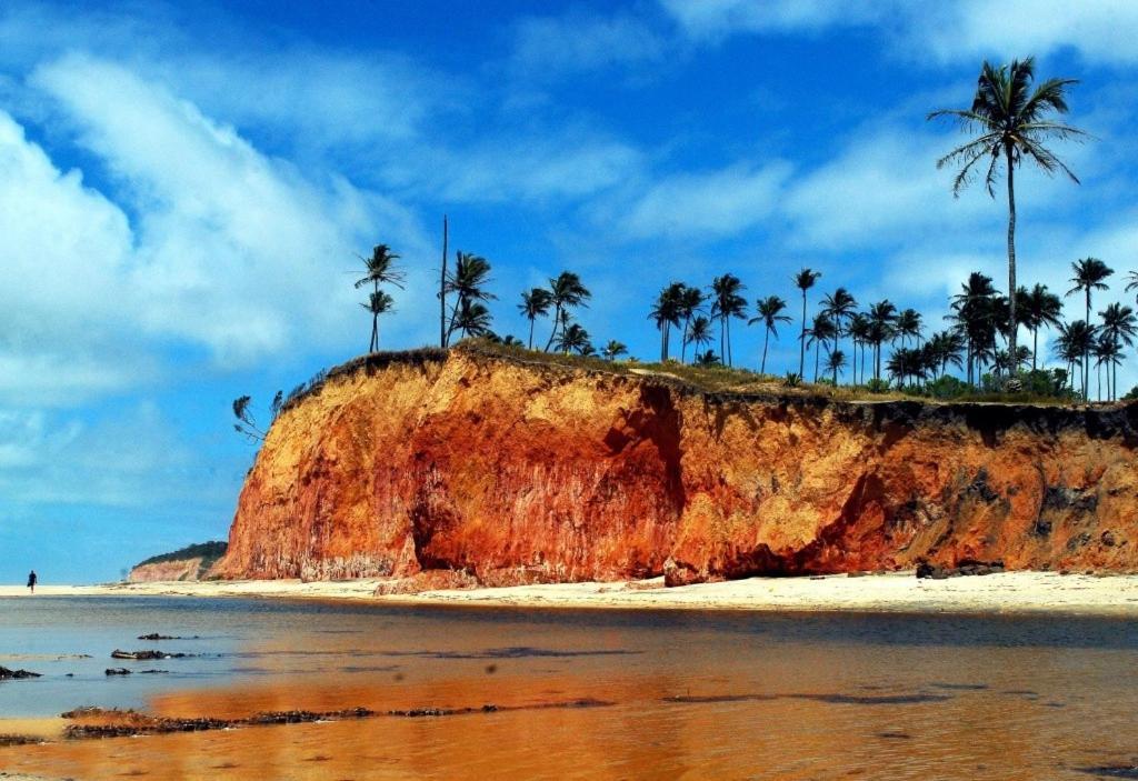 Paraíso da Falésia em Cumuruxatiba Villa Esterno foto
