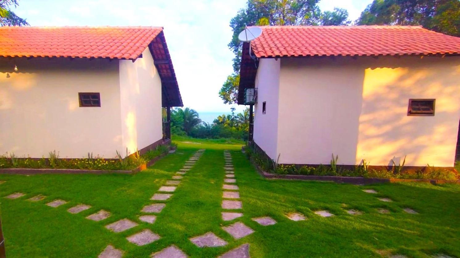 Paraíso da Falésia em Cumuruxatiba Villa Esterno foto